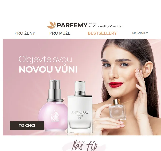 Parfemy.cz: Parfémové ikony a zimní bestsellery – červen 2026 | Nuslet.cz