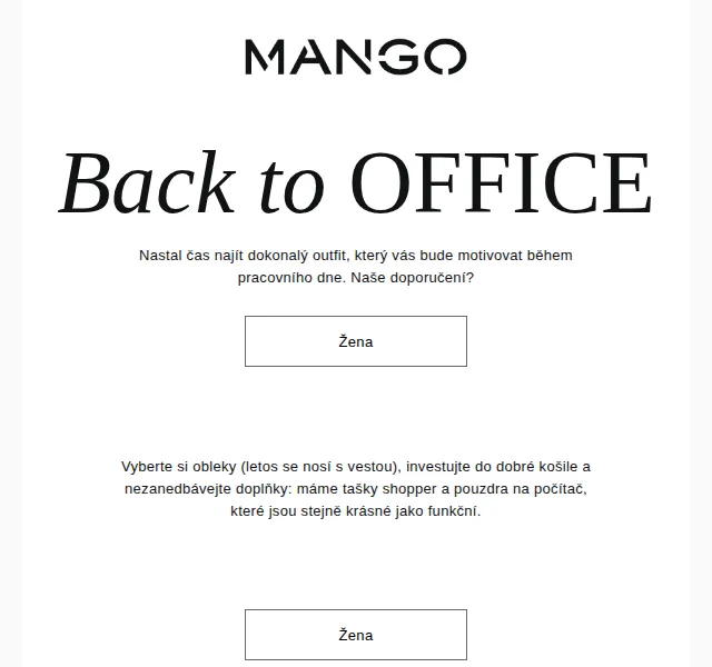MANGO Home: Outfity pro návrat do kanceláře – červenec 2026 | Nuslet.cz