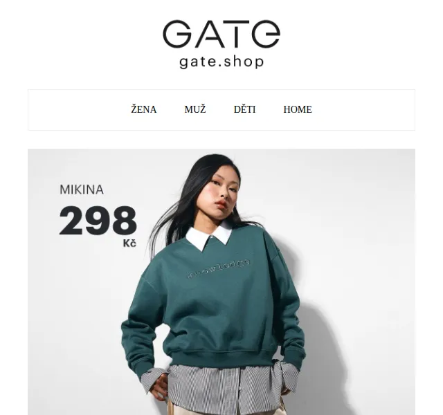 gate.shop: podzimní trendy – oblečení už od 158 Kč | Nuslet.cz