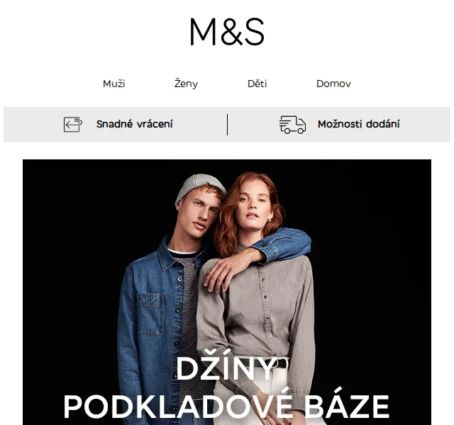 Marks and Spencer: Džíny pro celou rodinu – červen 2026 | Nuslet.cz