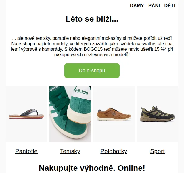 DEICHMANN: BOGO15 sleva 15 % – červenec 2026 | Nuslet.cz