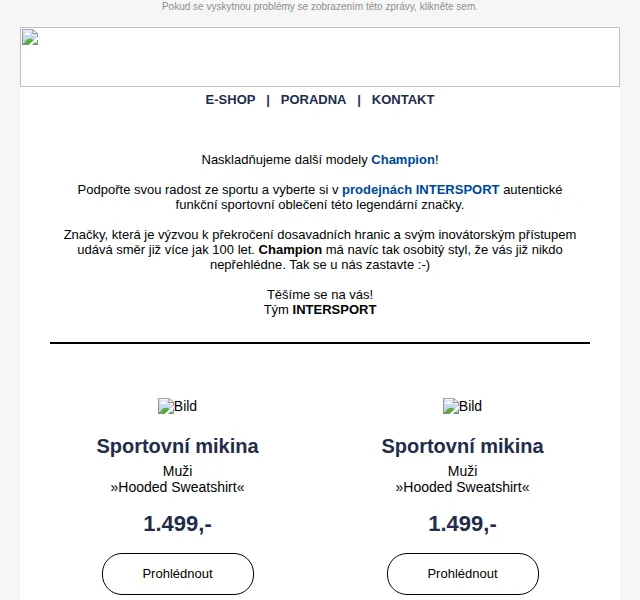 INTERSPORT: nové modely Champion – červen 2026 | Nuslet.cz