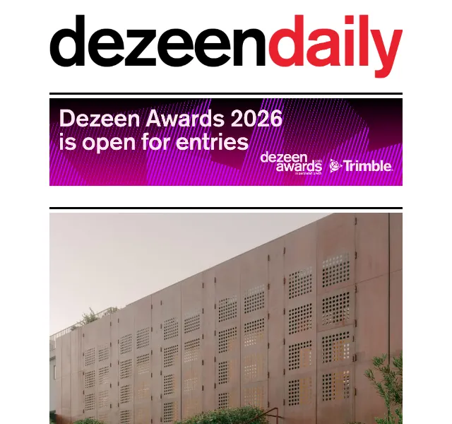 Dezeen Daily: Architektonické novinky – červenec 2026 | Nuslet.cz
