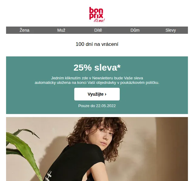 bonprix: 25% sleva na vše – červen 2026 | Nuslet.cz