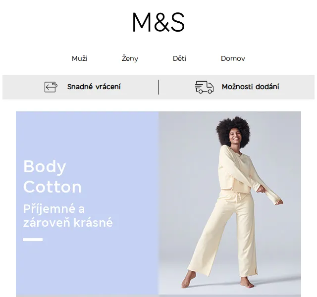 Marks and Spencer: Body Cotton kolekce – červen 2026 | Nuslet.cz