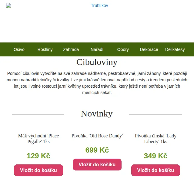 Truhlíkov.cz: Předprodej cibulovin – červenec 2026 | Nuslet.cz