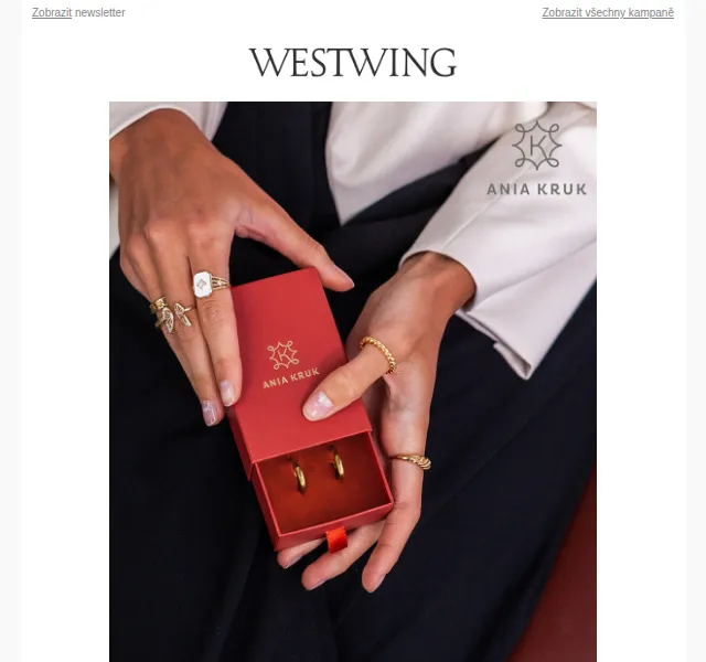 Westwing: Ania Kruk šperky a vánoční dekorace – červen 2026 | Nuslet.cz
