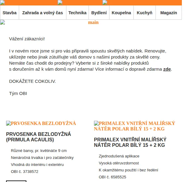 OBI Novinky: Slevy na bydlení i dílnu – červenec 2026 | Nuslet.cz