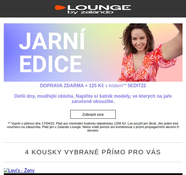 Lounge by Zalando: DOPRAVA ZDARMA + 125 Kč – červen 2026 | Nuslet.cz