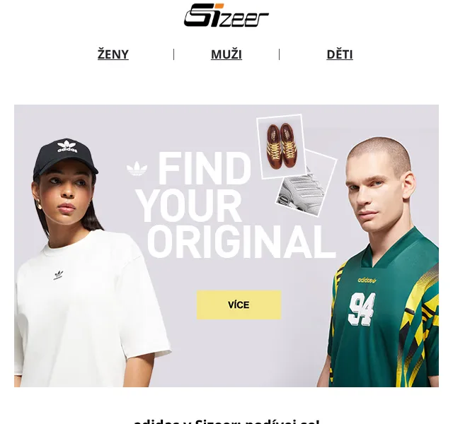 Sizeer: Adidas sleva až -15 % – červen 2026 | Nuslet.cz