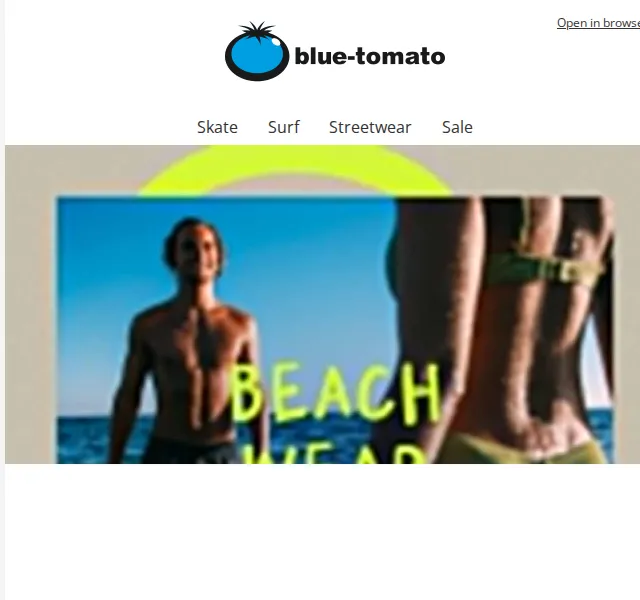 Blue Tomato: Beachwear slevy až 99,95 Kč – červenec 2026 | Nuslet.cz