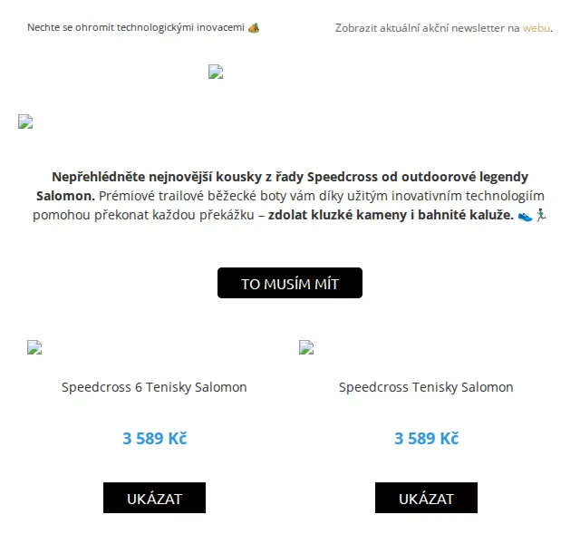 UrbanStore: Salomon Speedcross slevy – červen 2026 | Nuslet.cz