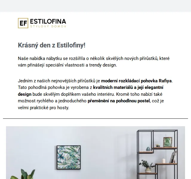 Estilofina-nabytek.cz - stylový domov: Nová kolekce nábytku – červenec 2026 | Nuslet.cz
