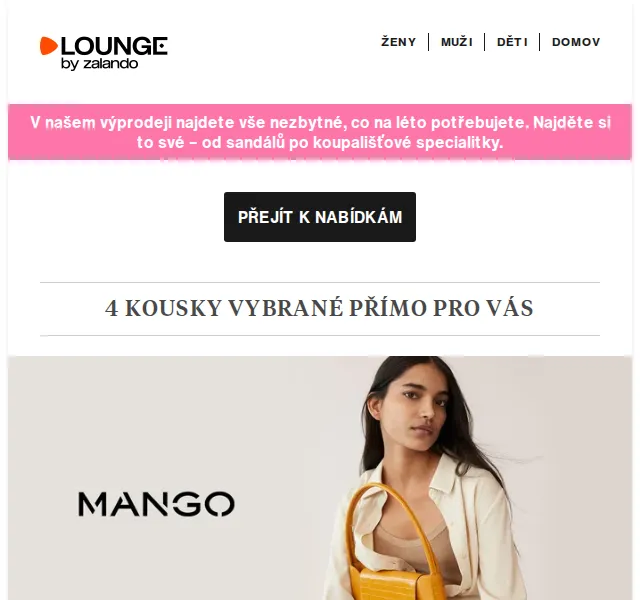 Lounge by Zalando: Mango, JOOP! a sportovní značky se slevou až 75 % – červenec 2026 | Nuslet.cz