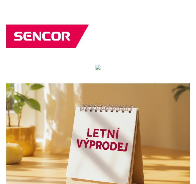Sencor: letní výprodej se slevou až 50 % – červenec 2026 | Nuslet.cz