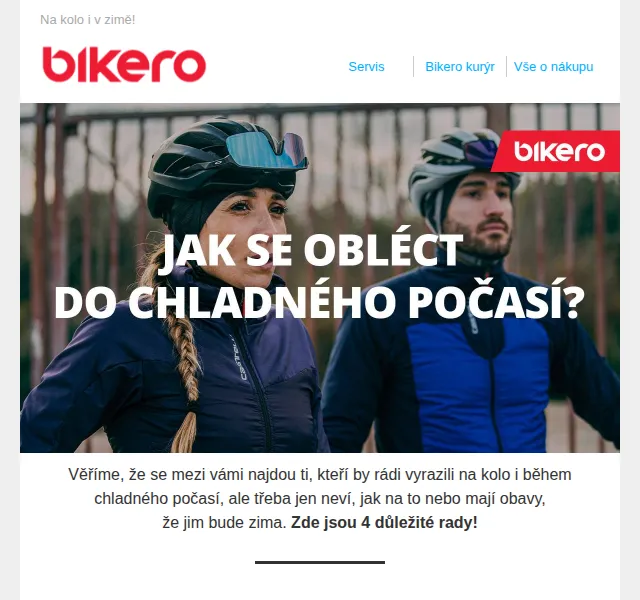 czbikero: Zimní cyklistické oblečení – červen 2026 | Nuslet.cz