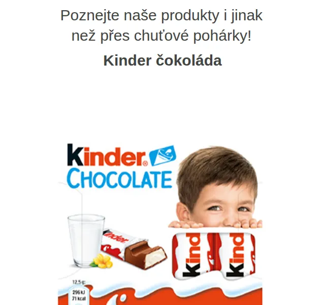 Váš HRUŠKA tým: Kinder čokoláda od 25,90 Kč – červen 2026 | Nuslet.cz