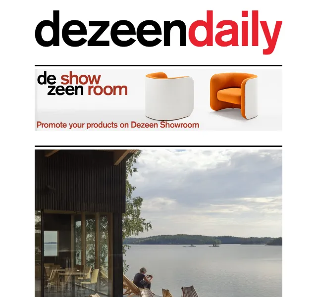 Dezeen Daily: Nová architektura a design – červen 2026 | Nuslet.cz