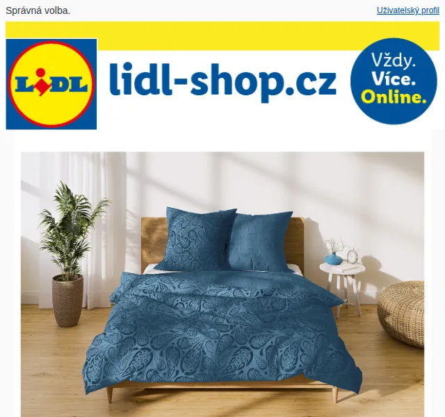 Lidl: Slevy na povlečení, matrace a pyžama – červen 2026 | Nuslet.cz