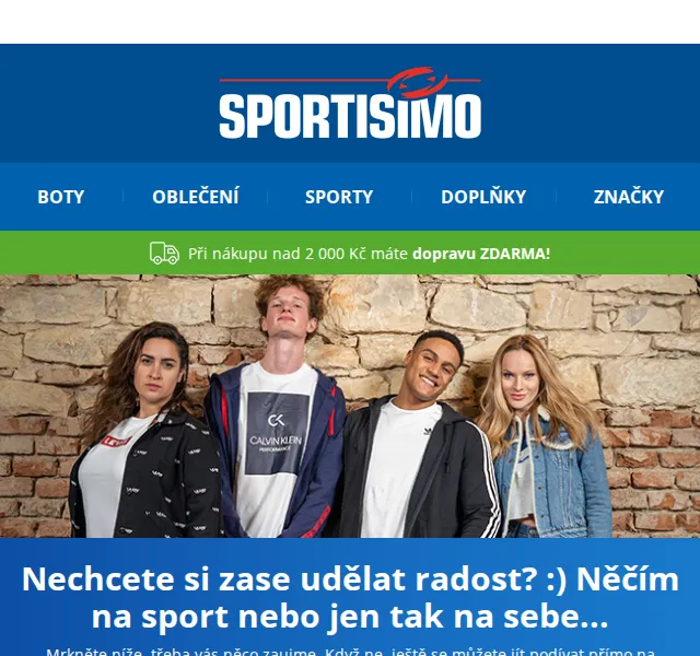 Sportisimo: Tipy na nákup za dopravu zdarma – červenec 2026 | Nuslet.cz