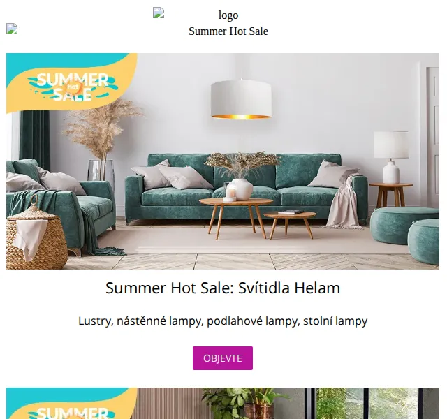 Vivre: Summer Hot Sale svítidla Helam – červen 2026 | Nuslet.cz