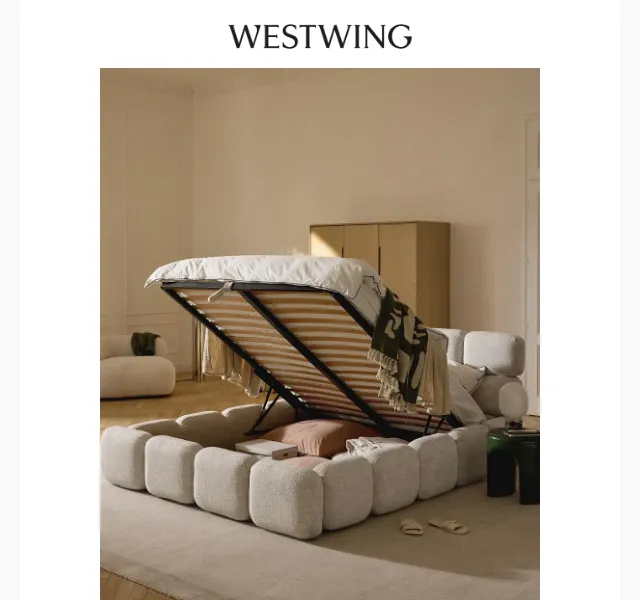 Westwing: -15 % povlečení + postele s úložnem – duben 2026
