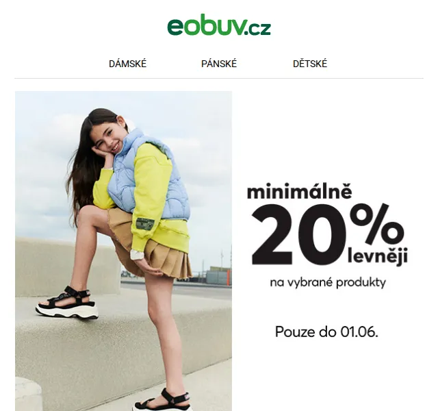eobuv.cz: Sleva na obuv a doplňky – červen 2026 | Nuslet.cz