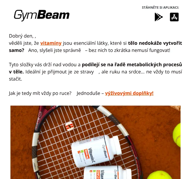 GymBeam: Vitamíny a multivitamíny – květen 2026 | Nuslet.cz