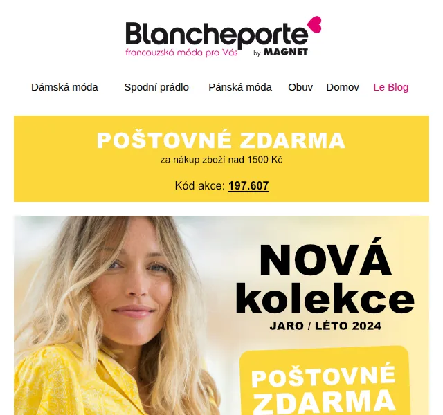 Blancheporte: Nová letní kolekce 2026 – červenec 2026 | Nuslet.cz