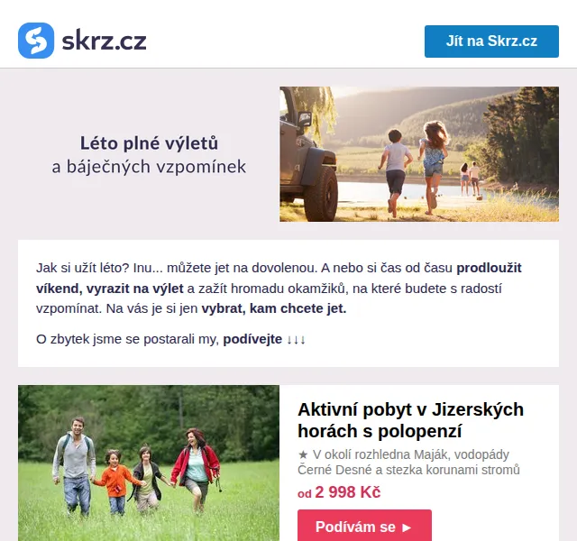 Vánoce na Skrz: Výlety na léto – červenec 2026 | Nuslet.cz