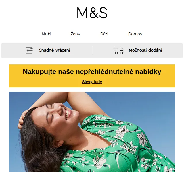 Marks and Spencer: sezónní slevy až 50 % – červenec 2026 | Nuslet.cz
