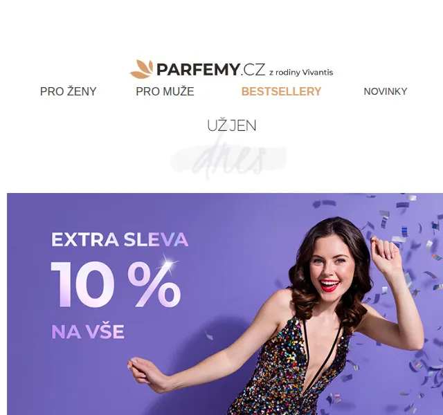 Parfemy.cz: Extra 10 % sleva na vše – prosinec 2023 | Nuslet.cz