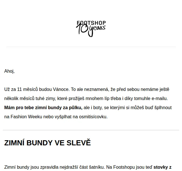 Footshop: Zimní bundy a boty ve slevě až 60 % – červen 2026 | Nuslet.cz
