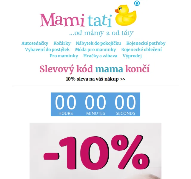 Mamitati.cz: 10% sleva na vše i korunky Baby Nellys – červenec 2026 | Nuslet.cz