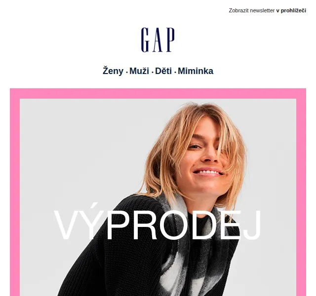 GAPstore.cz: Novoroční výprodej až -50 % – červen 2026 | Nuslet.cz