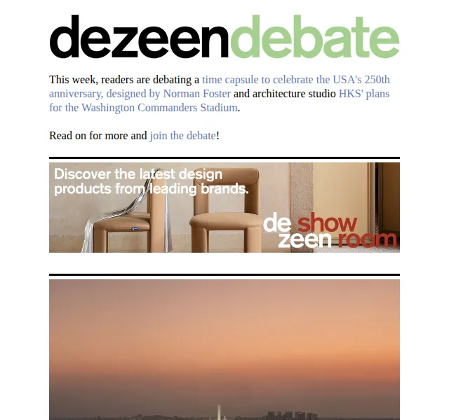 Dezeen Daily: Architektonické projekty – červenec 2026 | Nuslet.cz