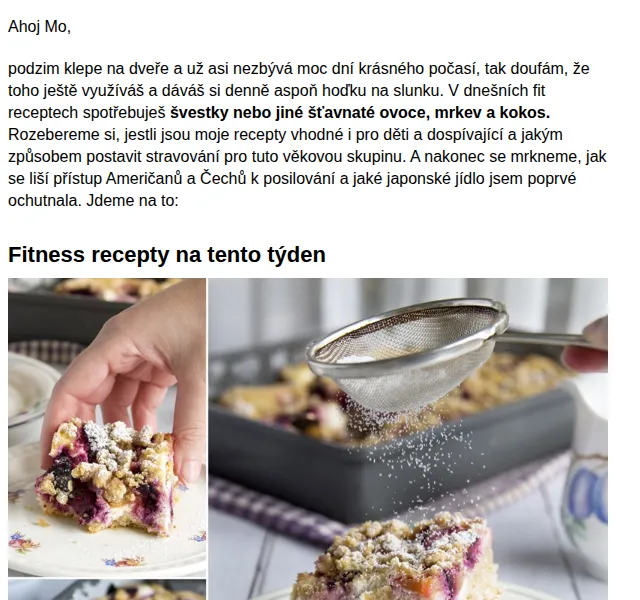 BAJOLA ✌ Fit bez diet: fitness recepty – červenec 2026 | Nuslet.cz