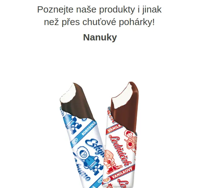 Váš HRUŠKA tým: Nanuky od 17,90 Kč – červen 2026 | Nuslet.cz