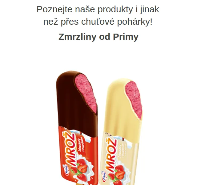 Váš HRUŠKA tým: Zmrzliny Prima Mrož – červenec 2026 | Nuslet.cz