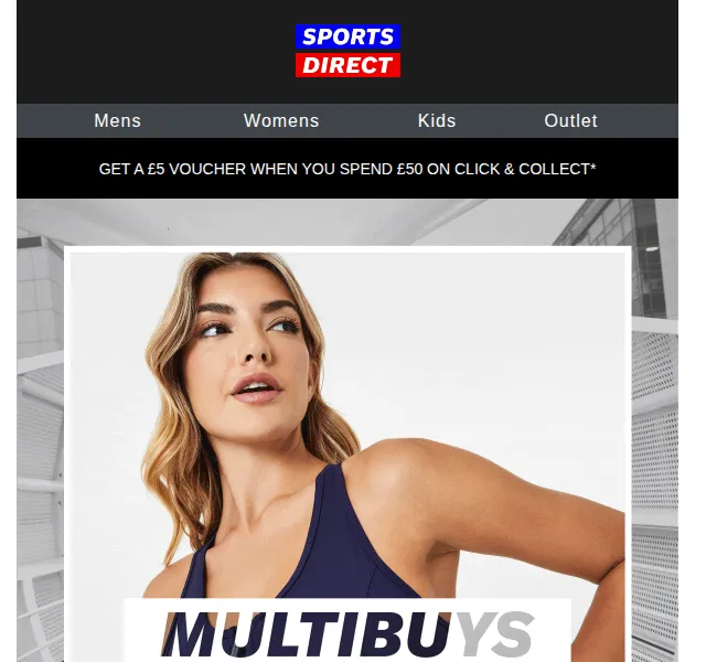 Sportsdirect.com: Multibuy akce – červen 2026 | Nuslet.cz