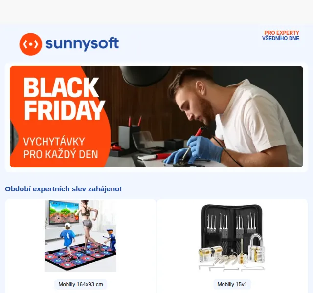 Sunnysoft: Black Friday slevy – Mobilly, FNIRSI a další – červenec 2026 | Nuslet.cz