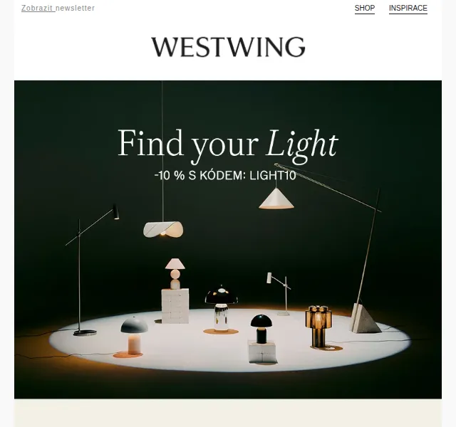 Westwing: Designová svítidla – červenec 2026 | Nuslet.cz