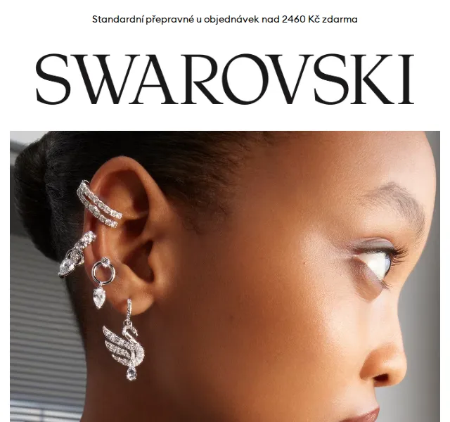 Swarovski: Výběr ve stříbrném odstínu – červenec 2026 | Nuslet.cz
