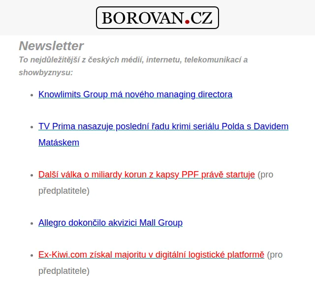 Aleš Borovan: Novinky z médií a showbyznysu – červen 2026 | Nuslet.cz