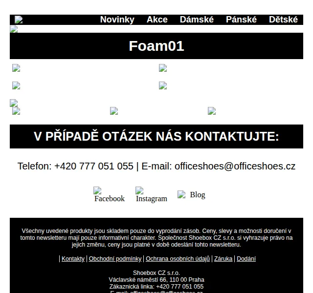 Office Shoes: Foam tenisky z pěny – červenec 2026 | Nuslet.cz