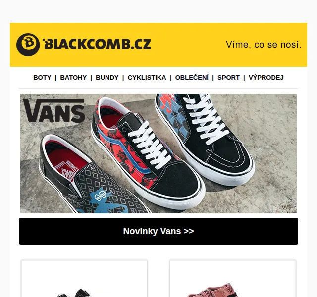 Blackcomb: Jarní kolekce Vans, Roxy a Converse – červen 2026 | Nuslet.cz