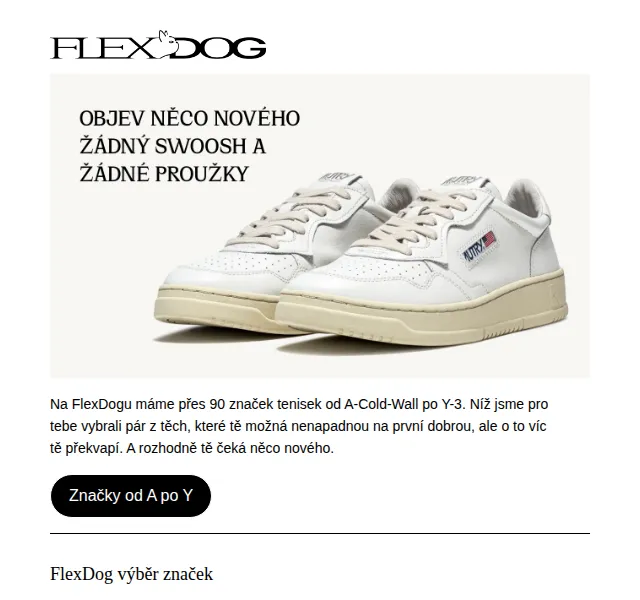 FlexDog: Neokoukané tenisky z 90 značek – červen 2026 | Nuslet.cz