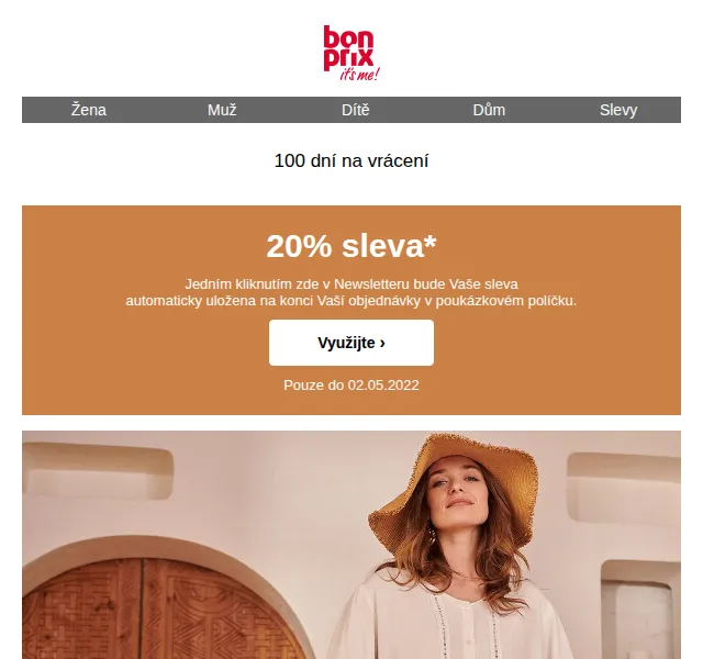 bonprix: 20% sleva na módu – červen 2026 | Nuslet.cz