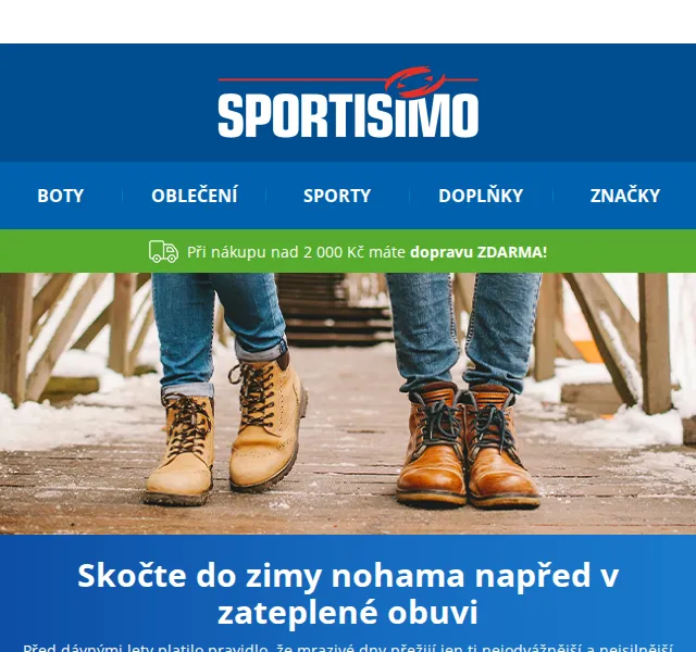 Sportisimo: Zimní boty sleva až 48 % – červen 2026 | Nuslet.cz
