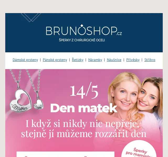 BRUNOshop.cz: Šperky pro maminky – červen 2026 | Nuslet.cz